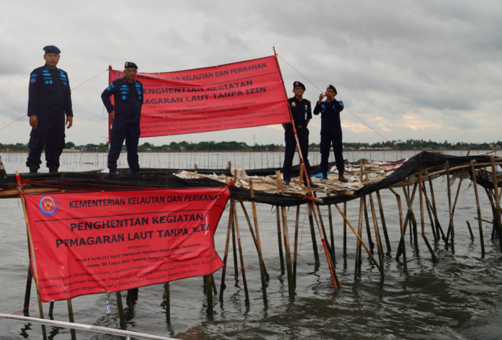 TNI AL Targetkan Pembongkaran Pagar Laut Misterius di Tangerang Selesai dalam 10 Hari