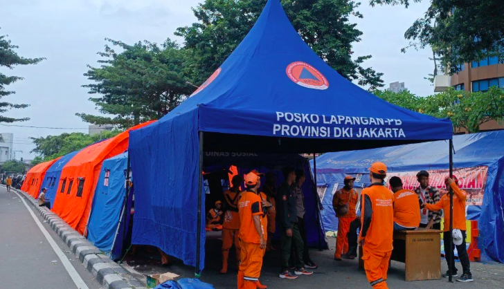 Lebih dari 500 Rumah Terbakar di Kemayoran, Pemkot Jakpus Dirikan Tenda Darurat