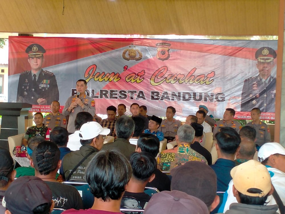 'Jumat Curhat' Polresta Bandung, Warga Ungkapkan Hal Ini Kepada Kombes Pol Aldi Subartono