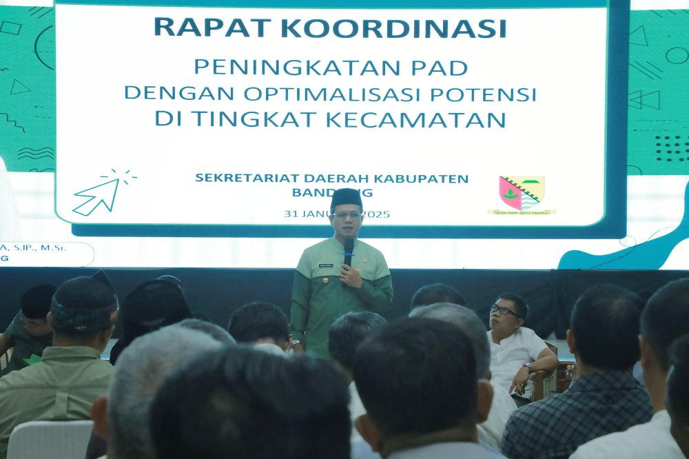 Optimalisasi Potensi di Tingkat Kecamatan, Pemkab Bandung Gelar Rakor Peningkatan PAD