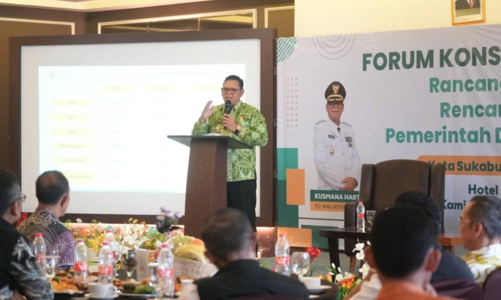 FKP Rancangan Awal RKPD Kota Sukabumi Digelar, Pj: Pembangunan Butuh Kolaborasi