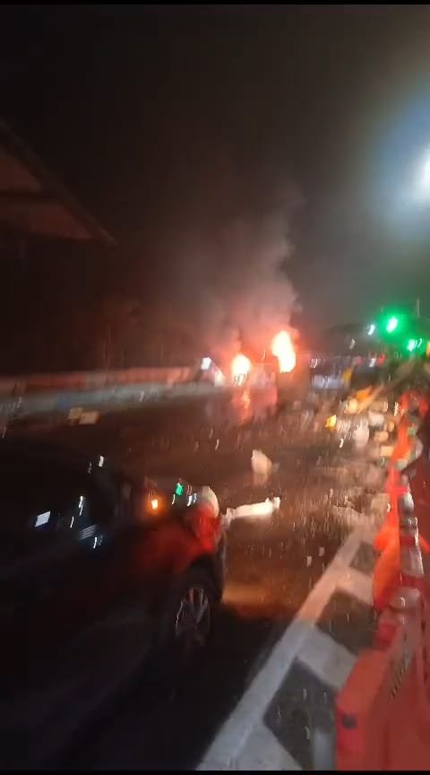 Kecelakaan di Gerbang Tol Ciawi Berawal dari Truk Hilang Kendali
