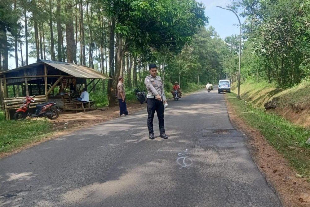Seorang Pengendara Motor Tewas Akibat Kecelakaan di Sukabumi