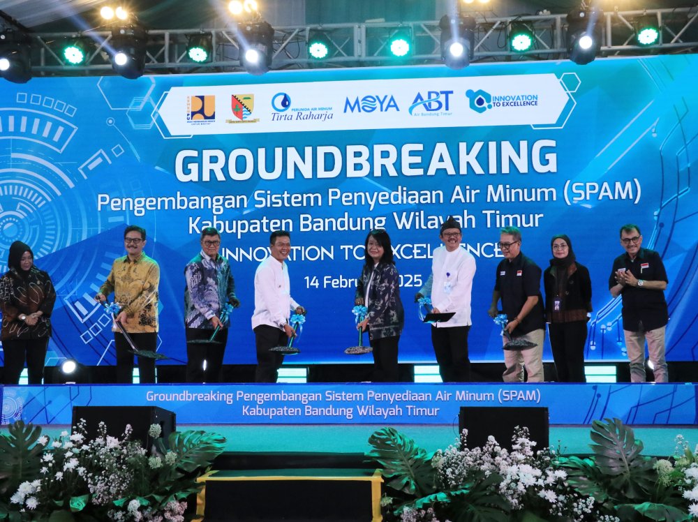 Groundbreaking SPAM Bandung Timur, Bupati: Kado Akhir Jabatan untuk Warga