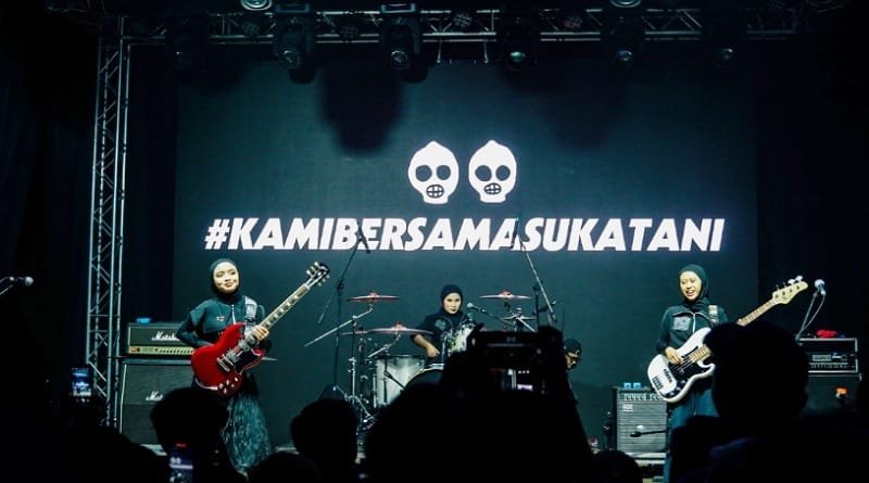 Voice of Baceprot dan Musisi Indonesia Suarakan Isu Lingkungan dan Solidaritas #IndonesiaGelap di Sonic/Panic Jakarta