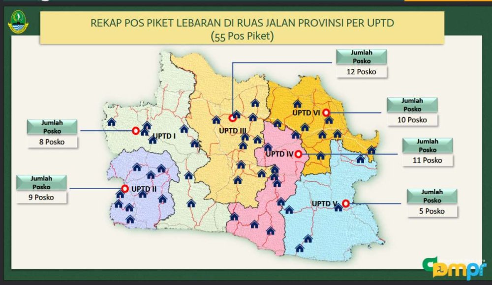 Pemdaprov Jabar Siapkan 55 Posko Piket Lebaran