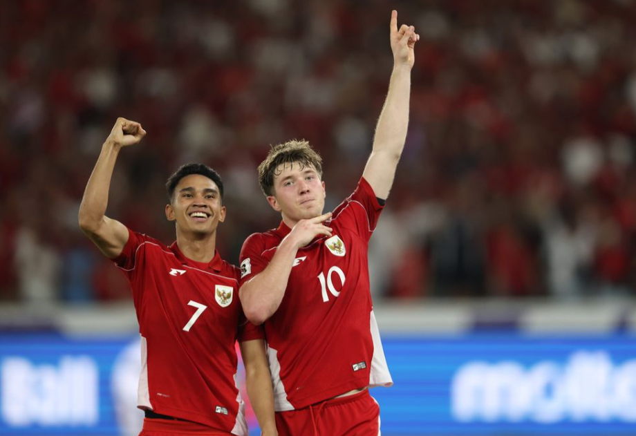 Romeny Bawa Indonesia Unggul 1-0 atas China di Babak Pertama