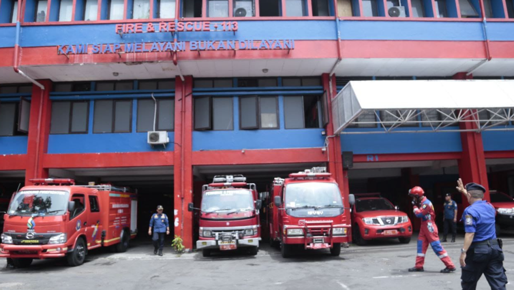 Cegah Kebakaran Saat Lebaran, Diskar PB Bandung Kerahkan 90 Personel