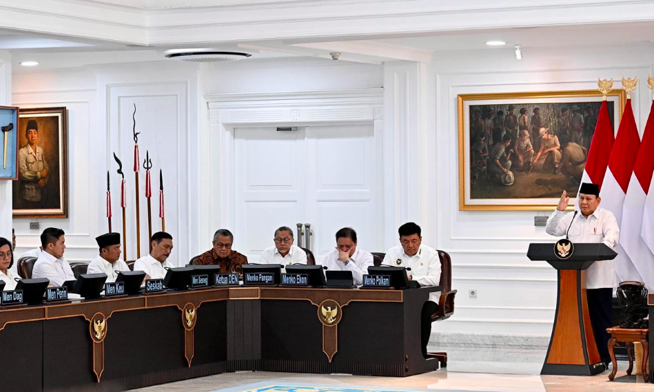 Sidang Kabinet Paripurna, Prabowo Instruksikan Jajaran Kawal Persiapan Arus Mudik