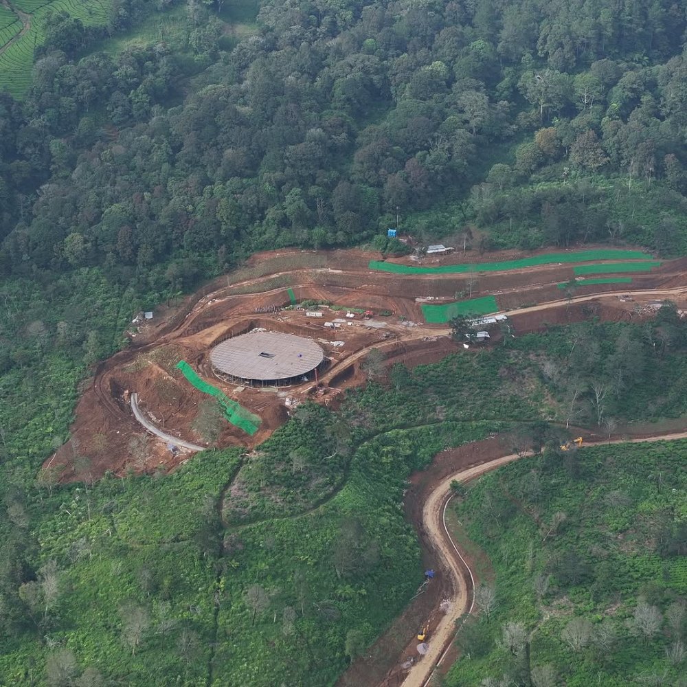 Drone Ungkap Pembukaan Lahan di Lereng Tangkuban Parahu