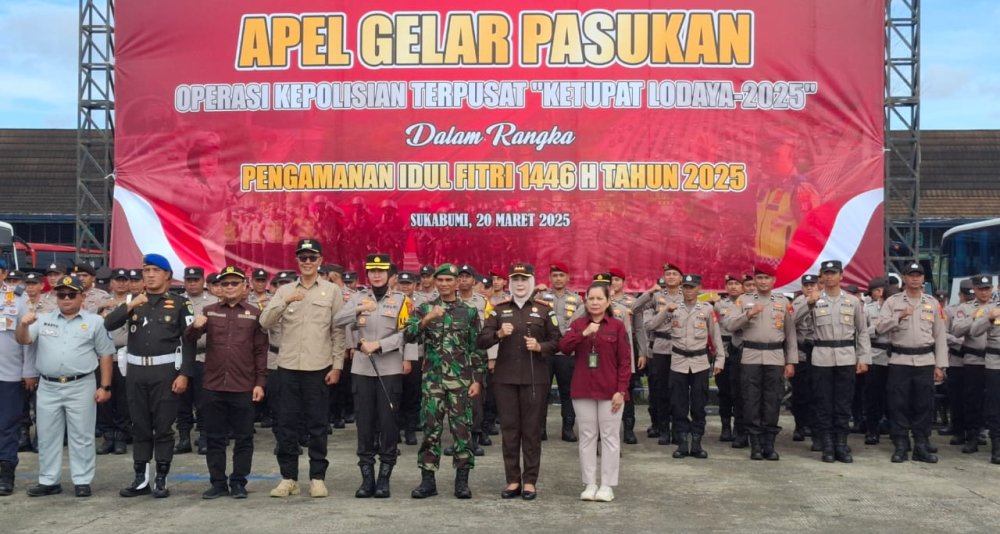 Polres Sukabumi Kota Kerahkan 433 Personel Kepolisian untuk Amankan Lebaran