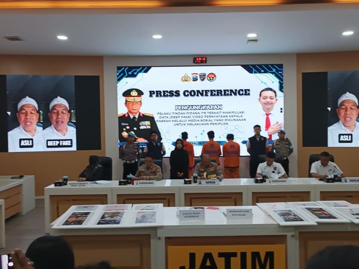 Aksi Penipuan Mengatasnamakan Tiga Gubernur: Polda Jatim Tangkap Tiga Tersangka