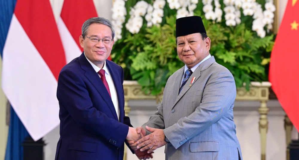 Prabowo–Li Qiang Sepakati Penguatan Kemitraan Strategis RI–Tiongkok
