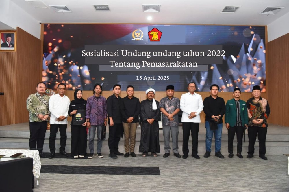 Sosialisasikan UU No. 22 Tahun 2022, Sugiat Tekankan Urgensi Pemasyarakatan