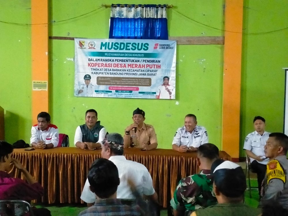 Camat Ciparay Sebut Koperasi Desa Merah Putih Untuk Menumbuhkan Ekonomi Masyarakat