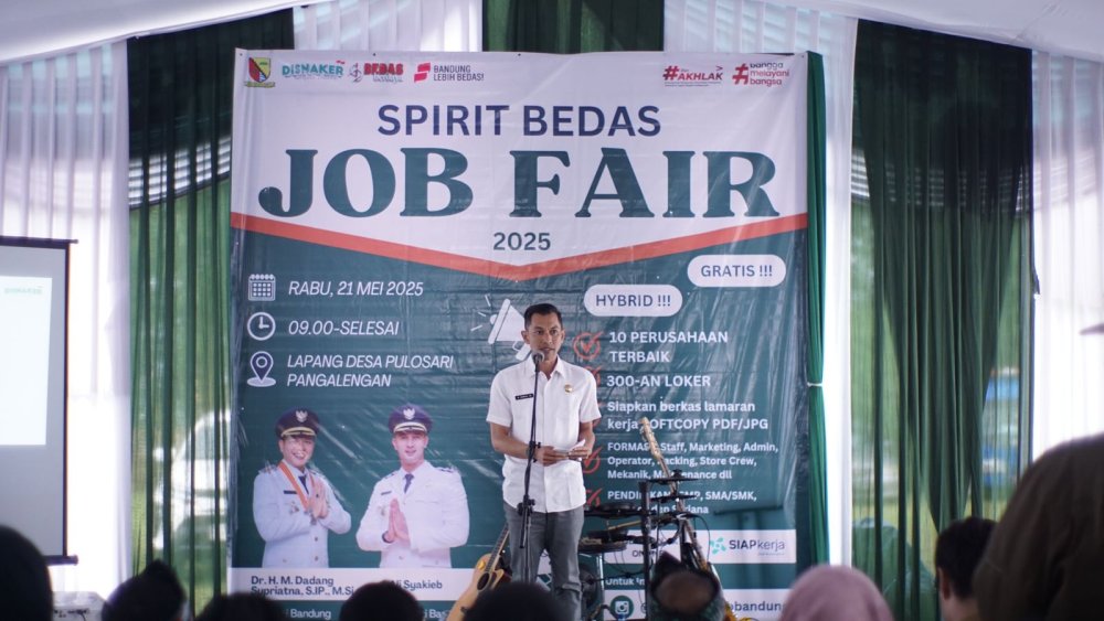 Tekan Angka Pengangguran, Disnaker dan 10 Perusahaan Gelar Job Fair Untuk 300 Calon Tenaga Kerja