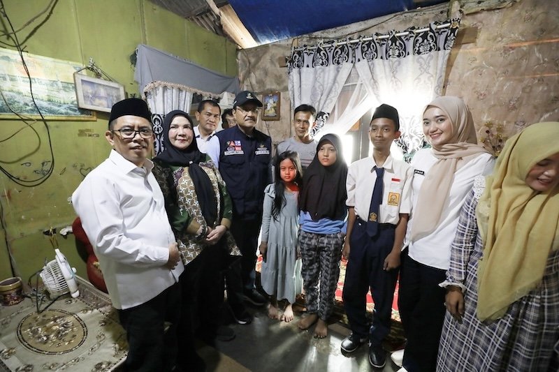 Pastikan Program Tepat Sasaran, Gus Ipul Tinjau Rumah Calon Siswa Sekolah Rakyat di Bandar Lampung