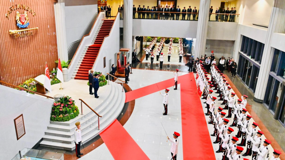 Presiden Prabowo Disambut dalam Kunjungan Kenegaraan ke Singapura