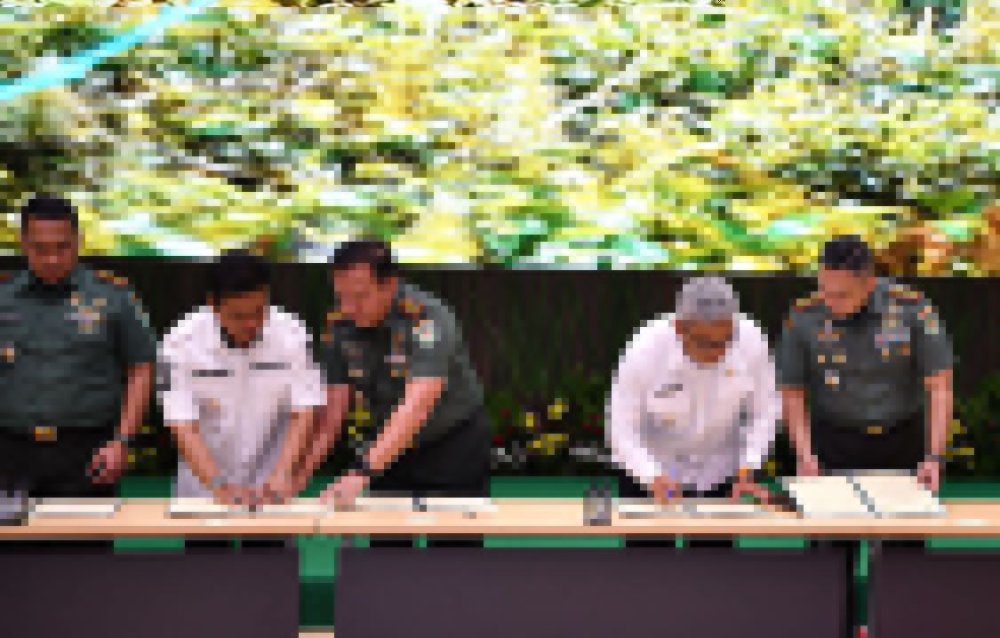 Perkuat Sinergi TNI dan Pemda, Bupati Bandung Teken Komitmen Bersama di Mabes TNI AD