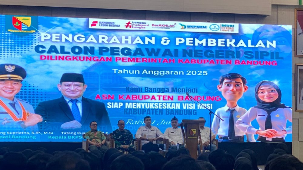 Siap Mengabdi, CPNS Kabupaten Bandung Dibekali Nilai Integritas dan Jiwa Pelayanan Publik