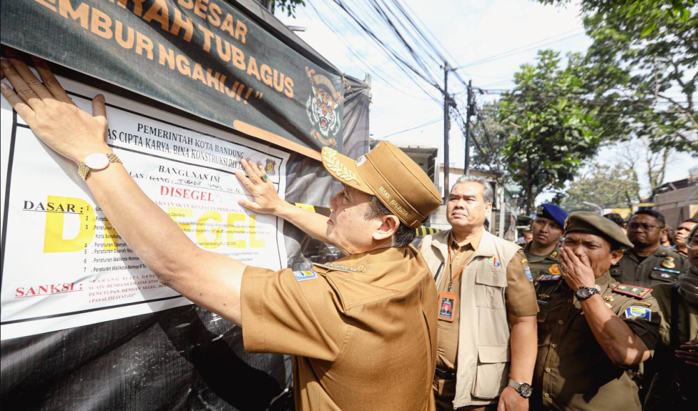 Pemkot Bandung Tindak Tegas Bangunan Melanggar Izin di Tubagus Ismail