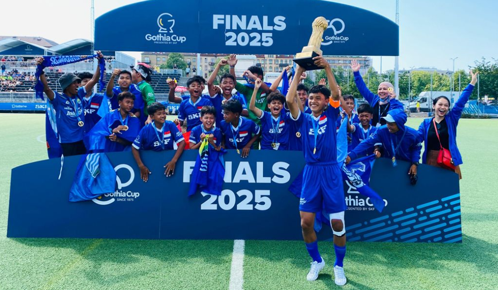 Akademi Persib Cimahi Juara Gothia Cup U13 Usai Bungkam FC Stockholm 5-1