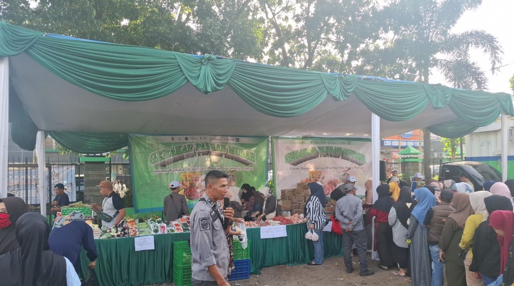 Dispakan Kabupaten Bandung Gelar GPM, Warga Antusias Berburu Pangan Murah