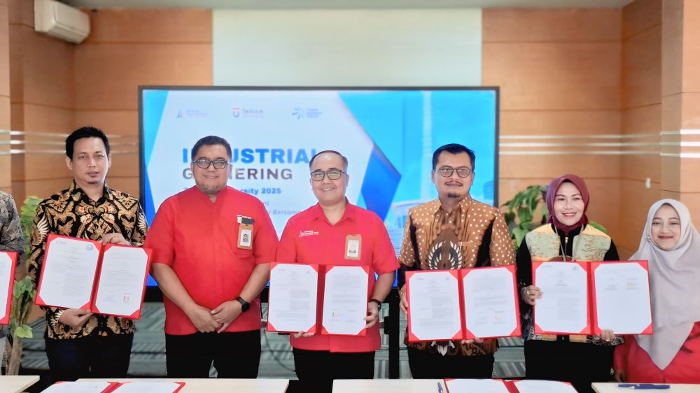 Sinergi Pentahelix: Dispusip Kabupaten Bandung Lakukan MoU dengan Telkom University