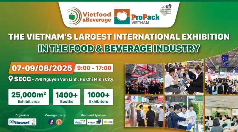 Vietfood & Beverage 2025, Pameran F&B Terbesar Vietnam Digelar Agustus