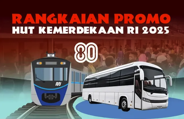 HUT RI ke-80, Pemprov Jakarta Berlakukan Tarif Rp80 untuk Transportasi Umum