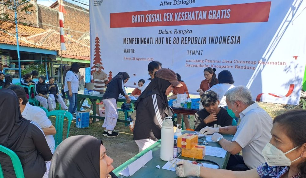 Kolaborasi PRIMA dan AMAN Indonesia, Ratusan Warga Citeureup Dapat Layanan Kesehatan Gratis