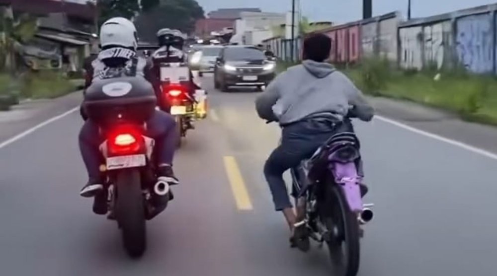 Polisi Telusuri Pemotor Viral yang berkendara Ugal-ugalan di Sukabumi