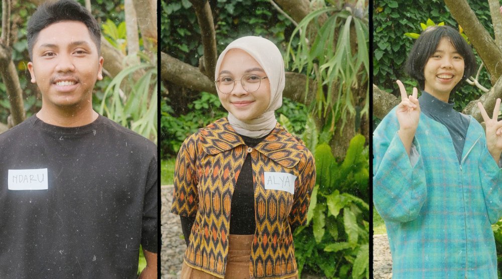 Tiga Pemuda dengan Tiga Aksi Hijau