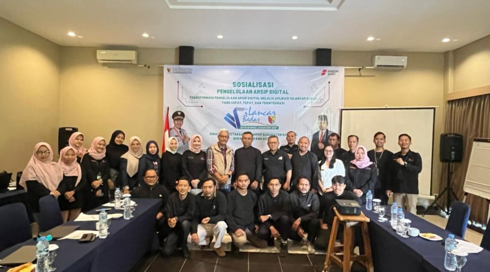 Dispusip Kabupaten Bandung Gelar Sosialisasi Transformasi Pengelolaan Arsip Digital melalui SILANCAR BEDAS