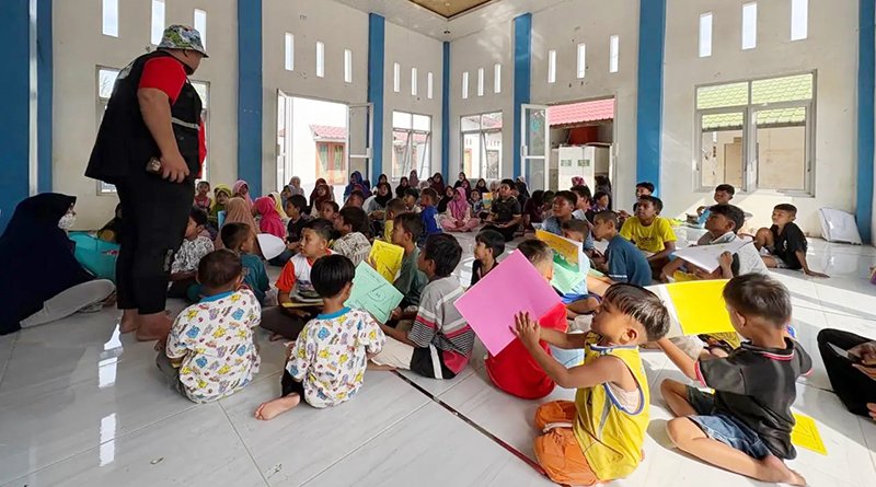 Zona Anak Jadi Oase Pascabencana Aceh Tamiang