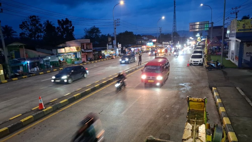 Arus Balik Wisata di Sukabumi Melonjak, Polisi Terapkan One Way