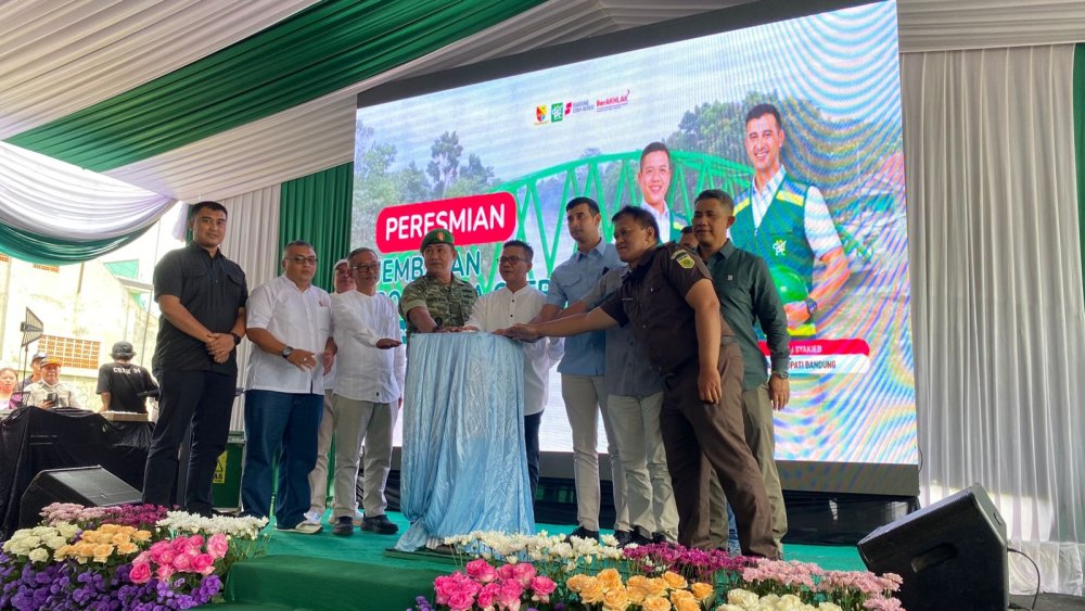Bupati Bandung Resmikan Jembatan Roda Dua Cijeruk, Hubungkan Baleendah dan Bojongsoang