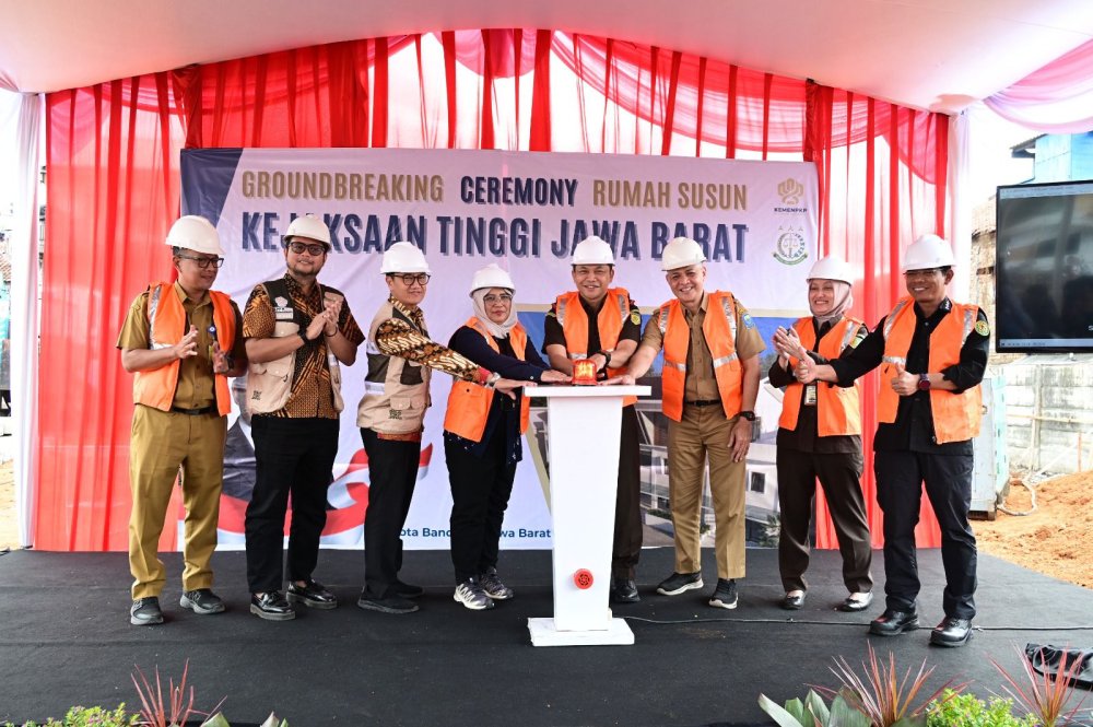 Wakajati Jabar Pimpin Groundbreaking Rumah Susun Kejati