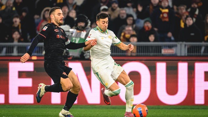 Roma Gagal Jaga Keunggulan di Olimpico, Mimpi Coppa Italia Berakhir Dini