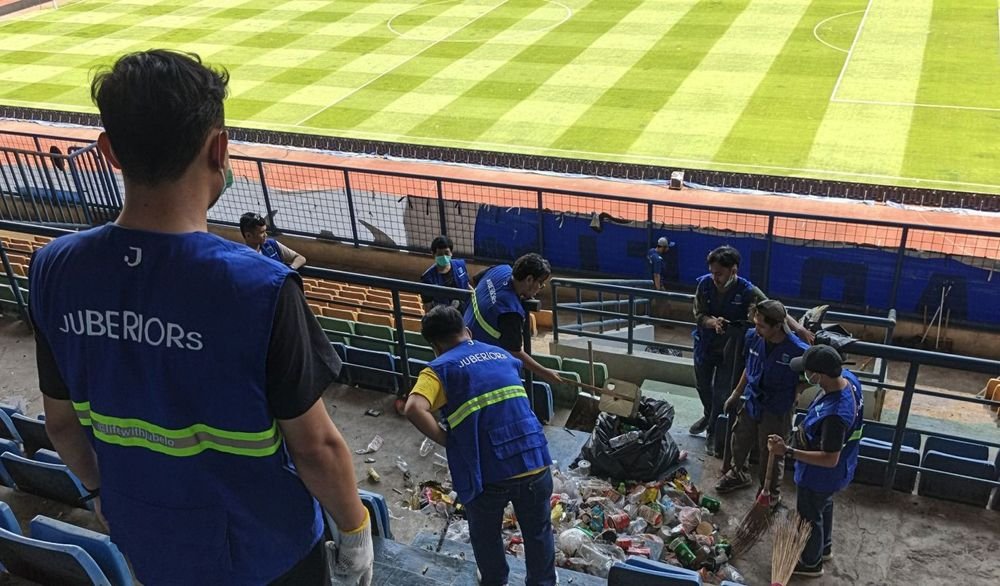 Persib Kelola 15,7 Ton Sampah di GBLA Sepanjang Desember 2025