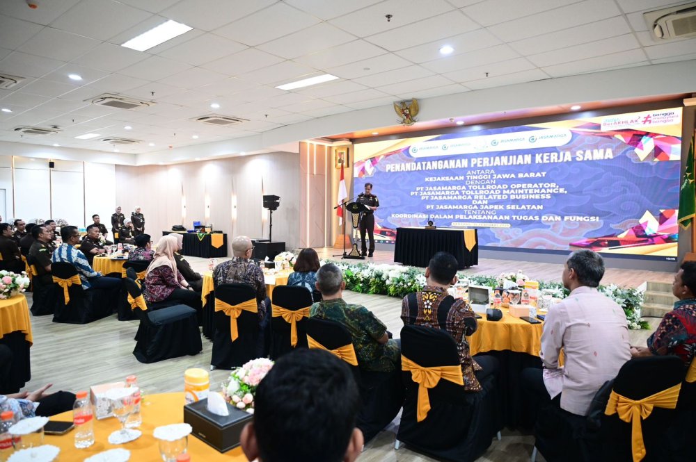 Kejati Jabar Teken Kerja Sama dengan Jasa Marga Group