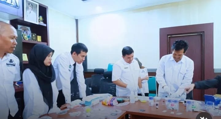 Disperdagin Laksanakan Pelatihan Penggunaan Test Kit Rapid Test, Ini Tujuannya