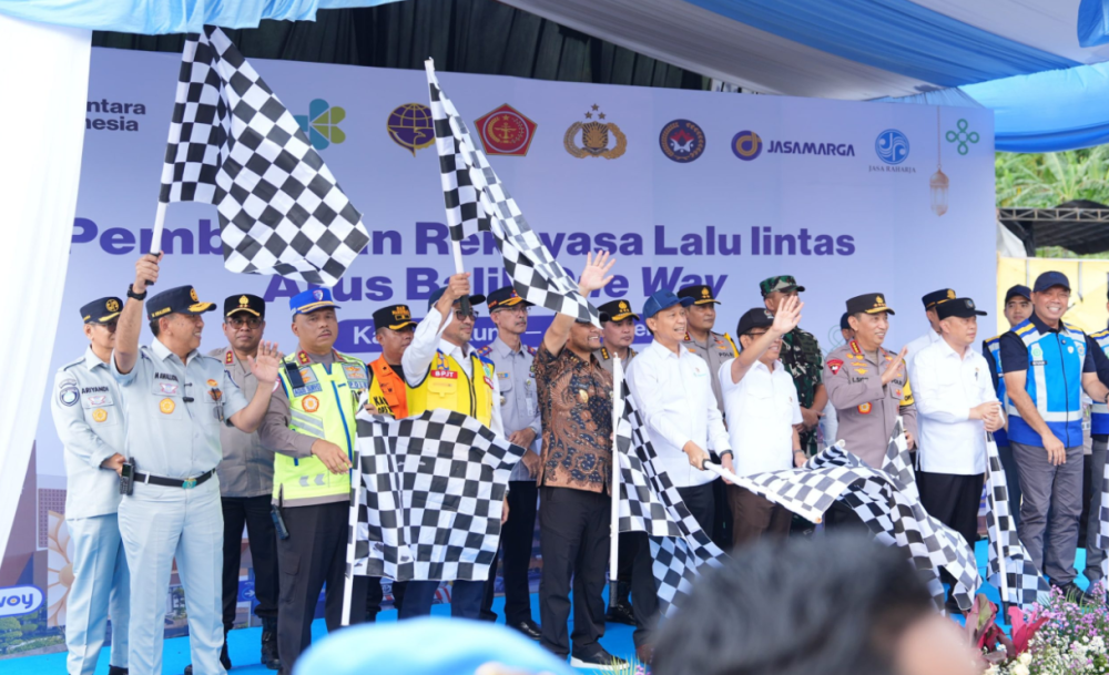 Kapolri Lepas One Way Nasional Arus Balik 2026