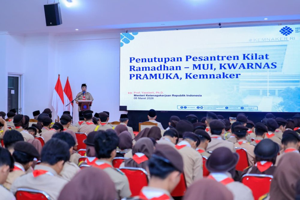 Sanlat yang Beda: Menaker Bekali Pramuka agar Siap Kerja di Era AI