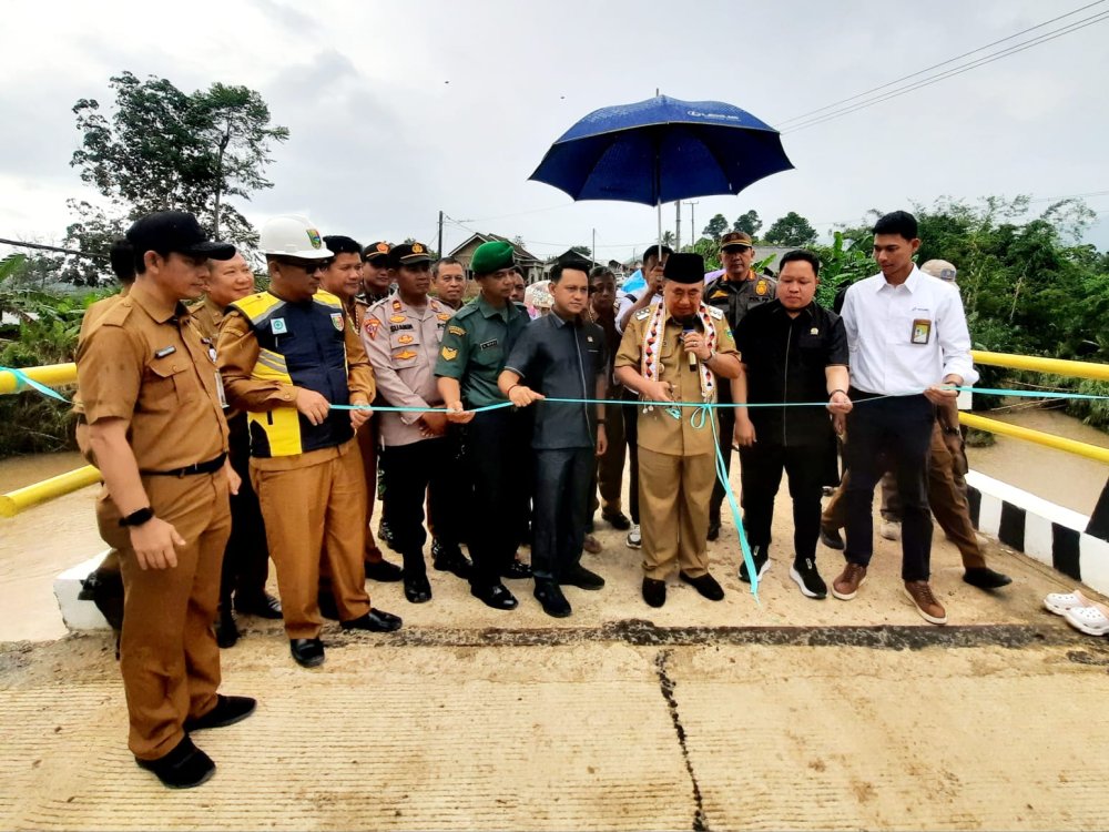 PGE Area Ulubelu Bangun Jembatan Ulu Semong dari Bonus Produksi Panas Bumi
