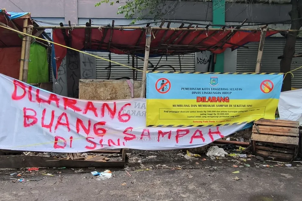 Sampah Liar di Tangsel, Cermin Kebiasaan Warga