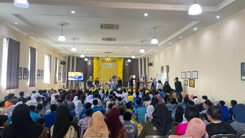 Perdana di Bandung, Maxim Bersama Disdik Jabar Gelar Kuis Cerdas Cermat antar SMK