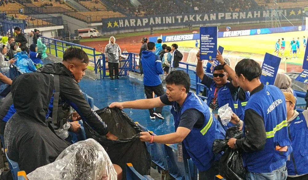Persib Kelola 3.278 Kg Sampah GBLA, Terapkan Sistem Tanpa TPA