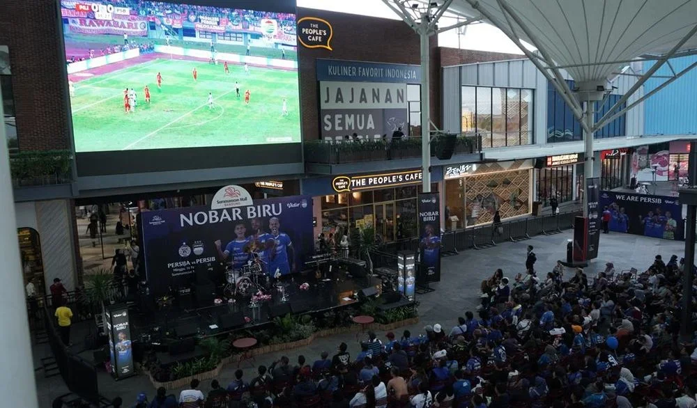 Nobar Persib di Bandung Jadi Fenomena Komunitas
