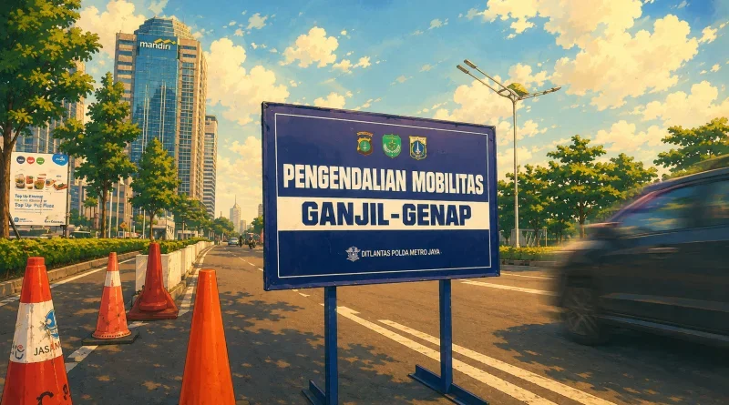 Selama Cuti Bersama Idul Adha, Ganjil Genap di Jakarta Diliburkan